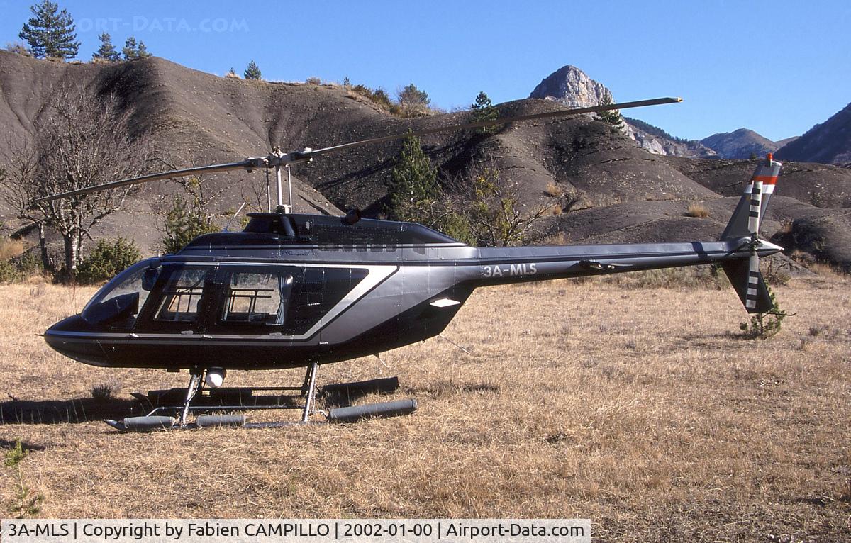3A-MLS, Bell 206B JetRanger II C/N 3661, Aero Club Monaco Sisteron