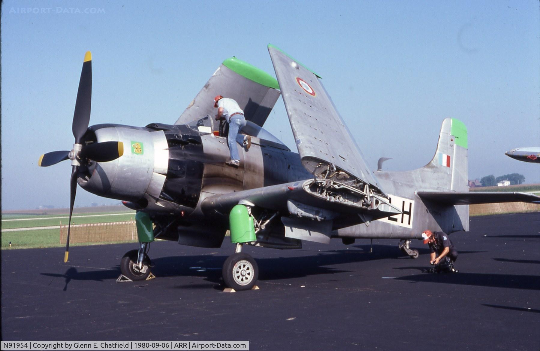 N91954, Douglas AD-4 C/N 7770, A-1D 126970, shortly after arriving back in the U.S.