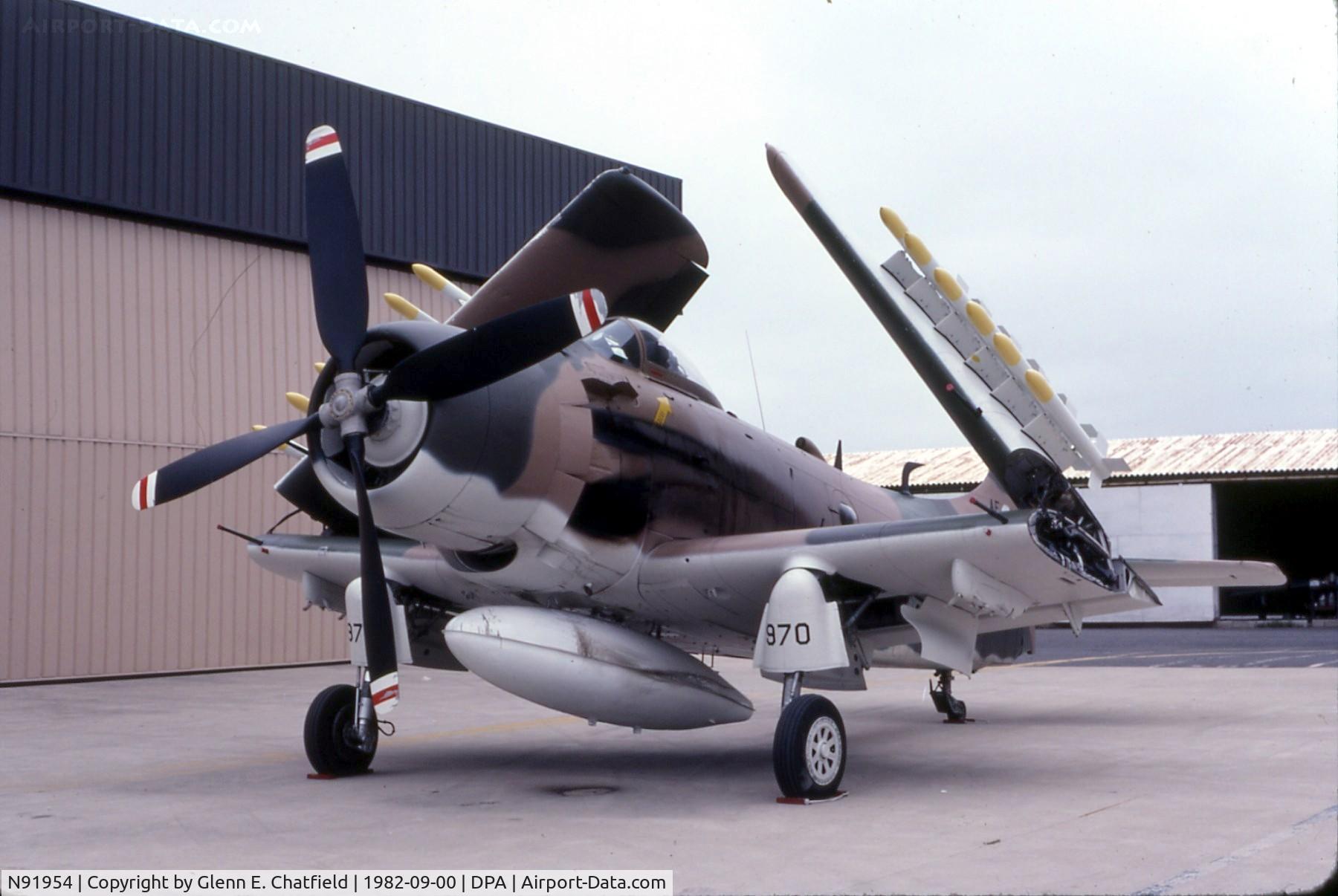 N91954, Douglas AD-4 C/N 7770, New Paint job. A-1D/AD-4 126970