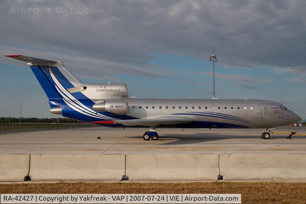 RA-42427, 1993 Yakovlev Yak-42D C/N 4520422305016, S Air Yakovlev 42