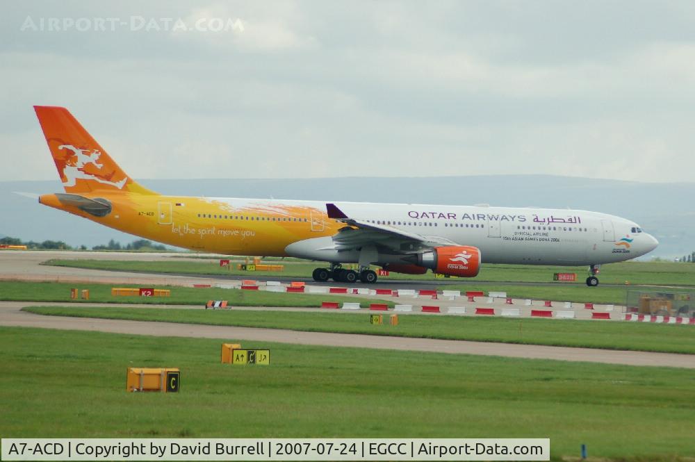 A7-ACD, 2003 Airbus A330-202 C/N 521, Qatar Airways - Taxiing