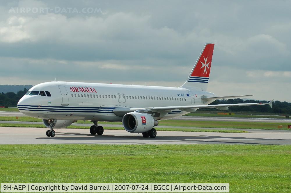 9H-AEP, 2007 Airbus A320-214 C/N 3056, Air Malta - Taxiing
