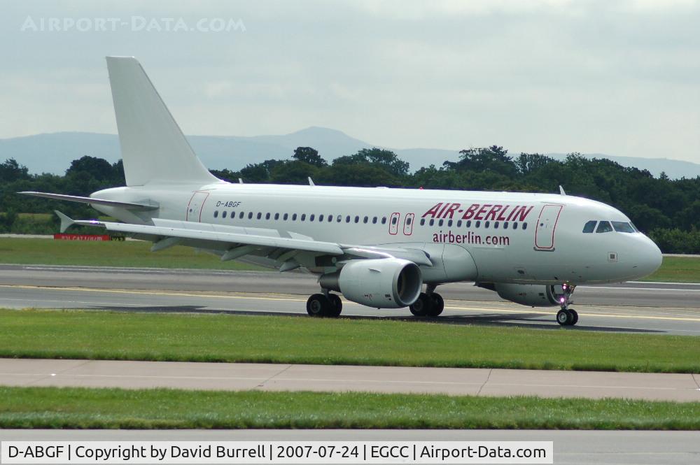 D-ABGF, 2007 Airbus A319-111 C/N 3188, Air Berlin - Taxiing