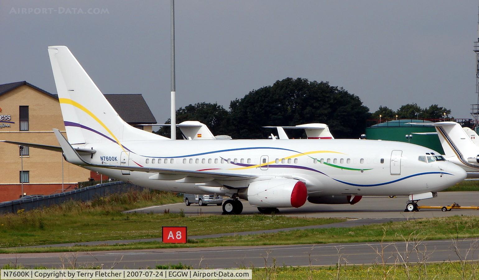 N7600K, 2001 Boeing 737-7BC C/N 32628, Boing 737BBJ
