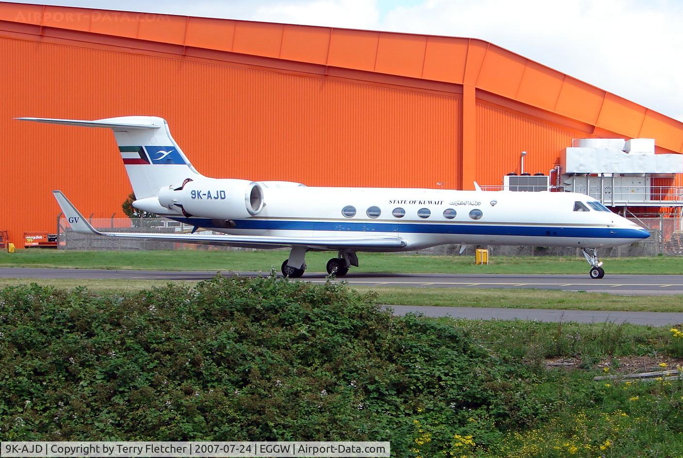 9K-AJD, 1999 Gulfstream Aerospace G-V Gulfstream V C/N 560, Gulfstream G1159D of State of Kuwait