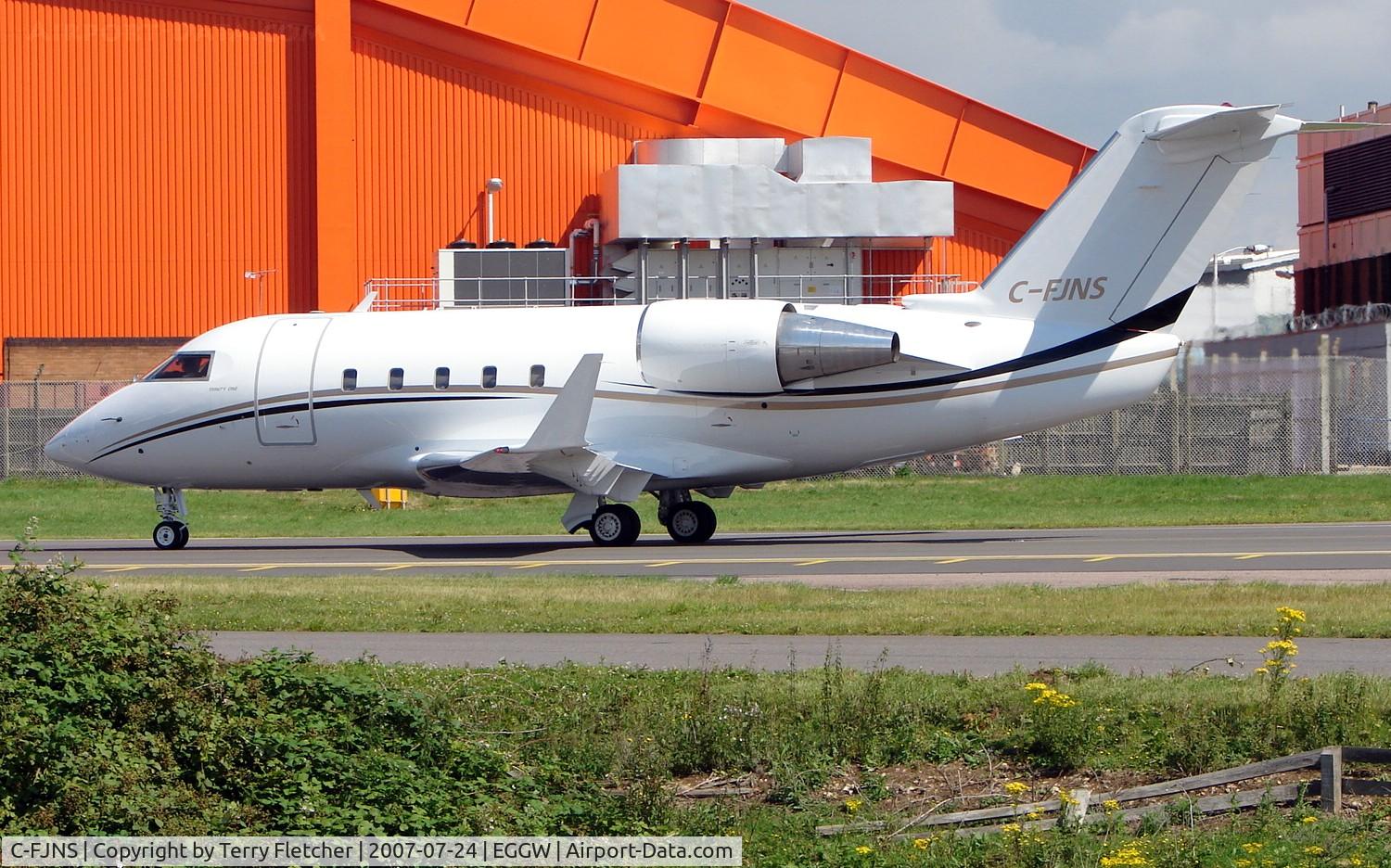 C-FJNS, 1989 Canadair Challenger 605 (CL-600-2B16) C/N 5059, Challenger 604