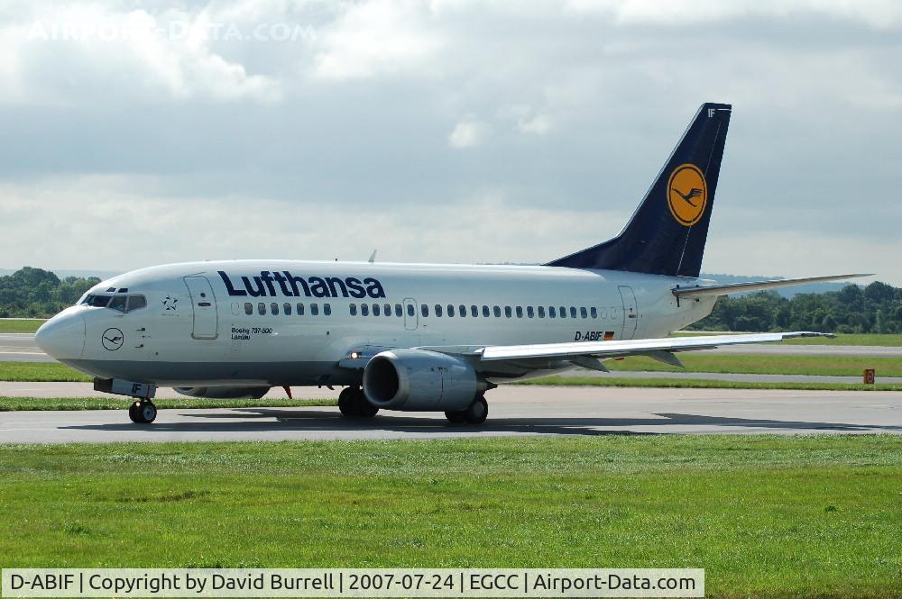 D-ABIF, 1991 Boeing 737-530 C/N 24820, Lufthansa - Taxiing