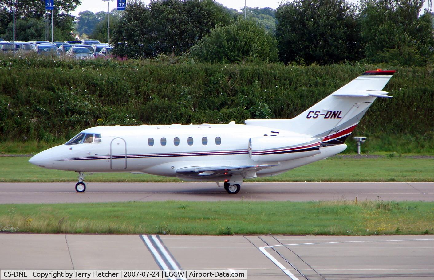 CS-DNL, Raytheon Hawker 800 C/N 8439, Netjets Hawker