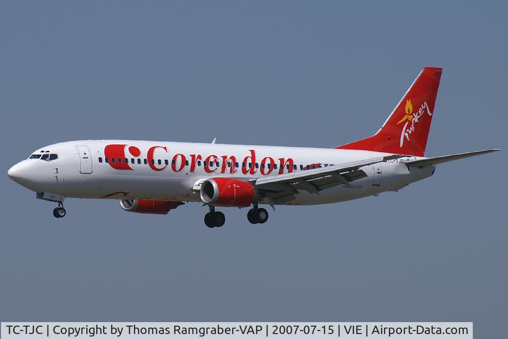 TC-TJC, 1993 Boeing 737-4Q8 C/N 25374, Corendon Airlines Boeing 737-400