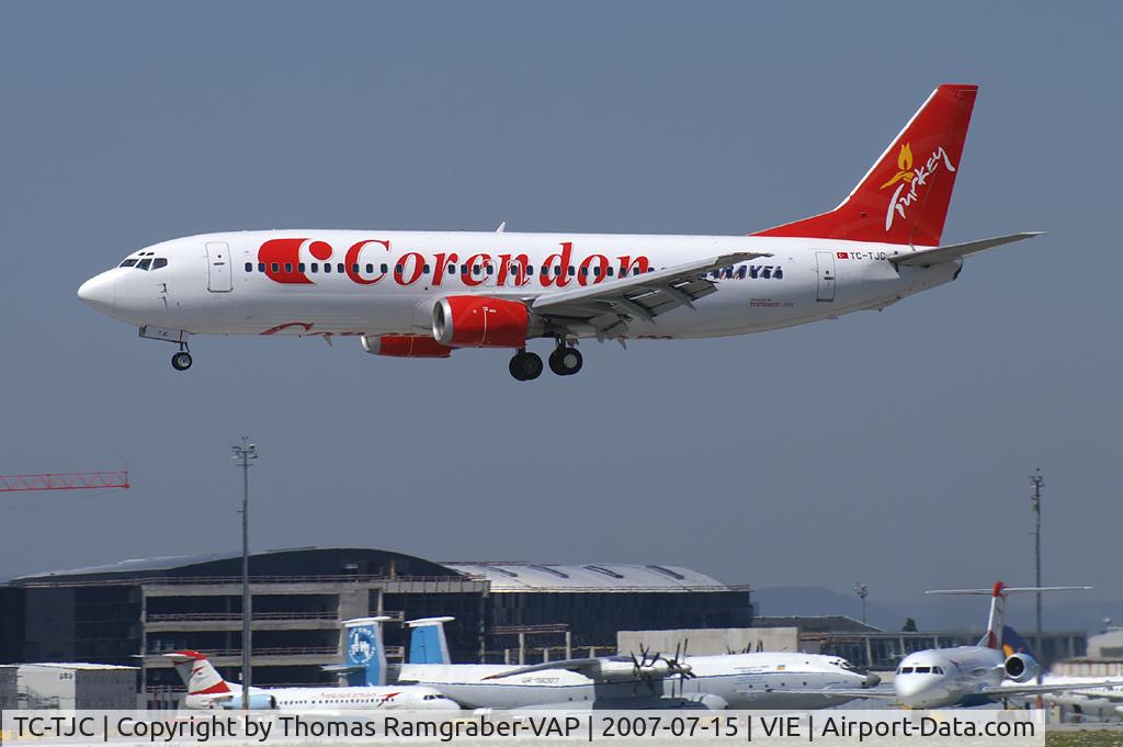 TC-TJC, 1993 Boeing 737-4Q8 C/N 25374, Corendon Airlines Boeing 737-400