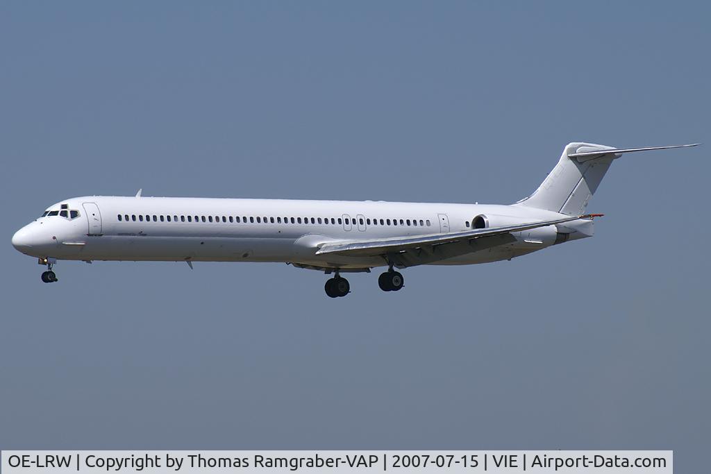 OE-LRW, 1989 McDonnell Douglas MD-83 (DC-9-83) C/N 49629, Map Jets MDD MD80