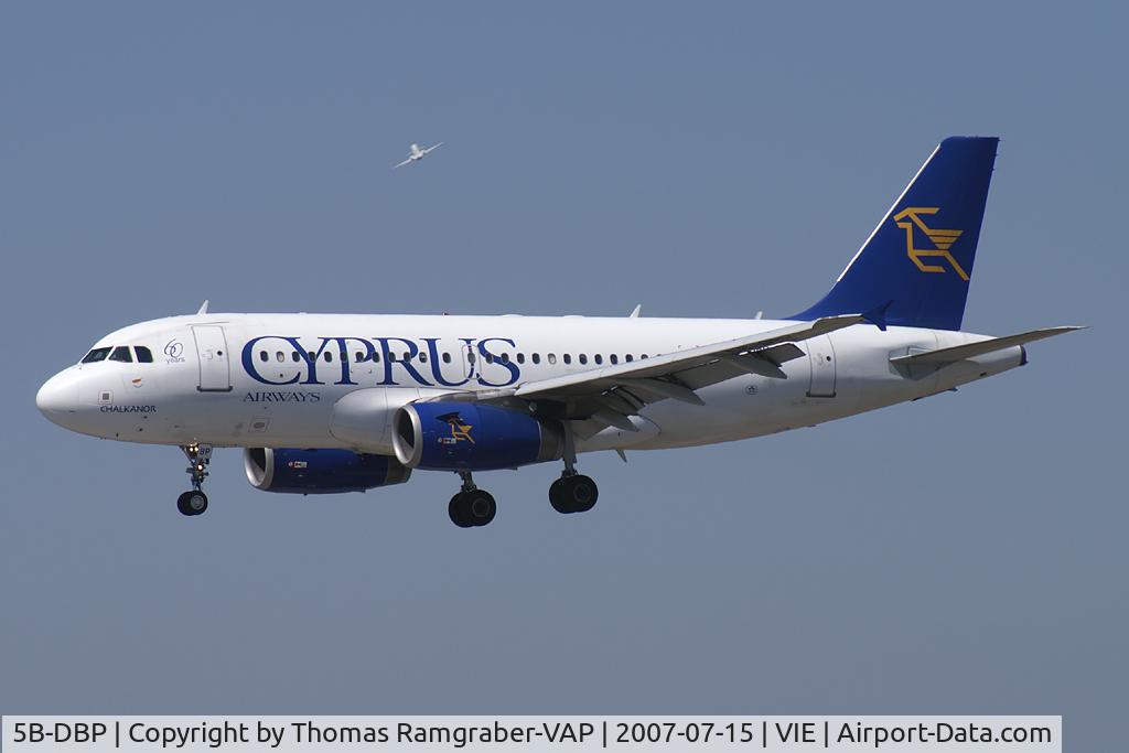 5B-DBP, 2002 Airbus A319-132 C/N 1768, Cyprus Airways Airbus A319