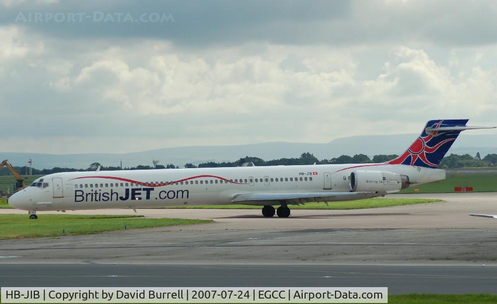 HB-JIB, 1996 McDonnell Douglas MD-90-30 C/N 53553, BritishJET.com - Taxiing