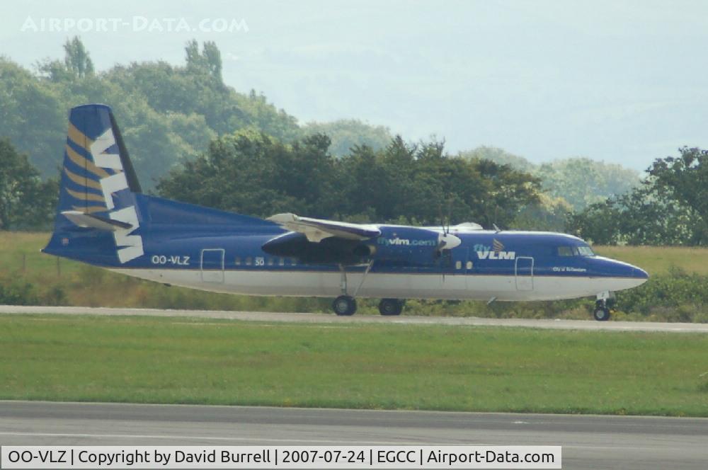 OO-VLZ, 1992 Fokker 50 C/N 20264, VLM - Taking Off