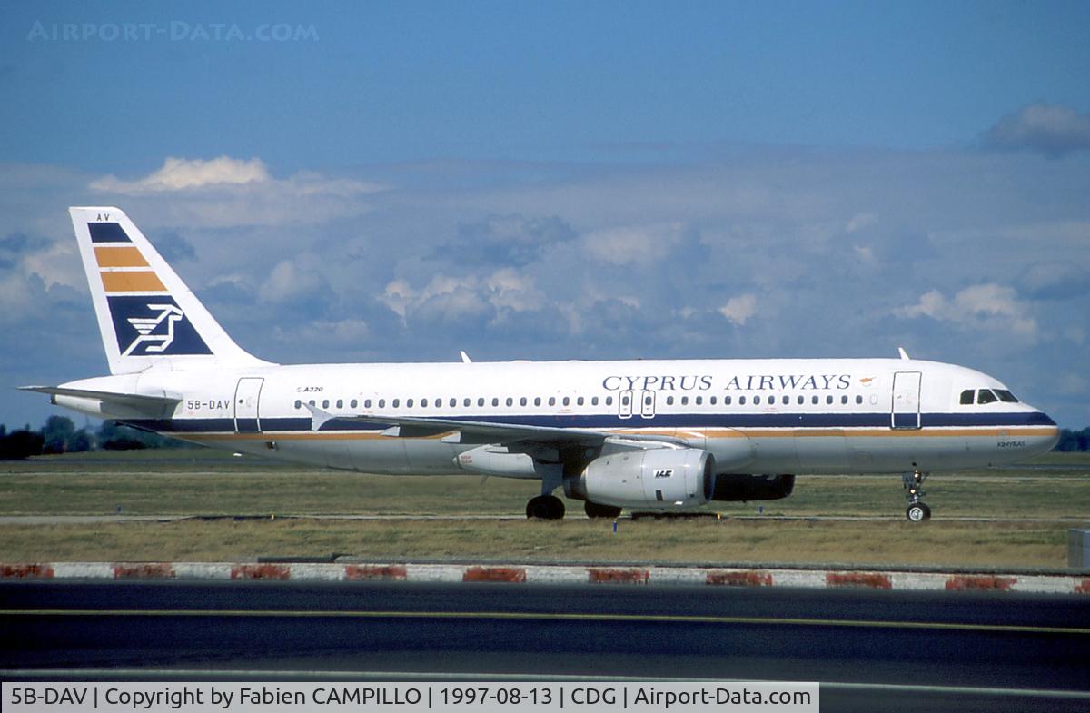 5B-DAV, 1989 Airbus A320-231 C/N 037, Cyprus Airways