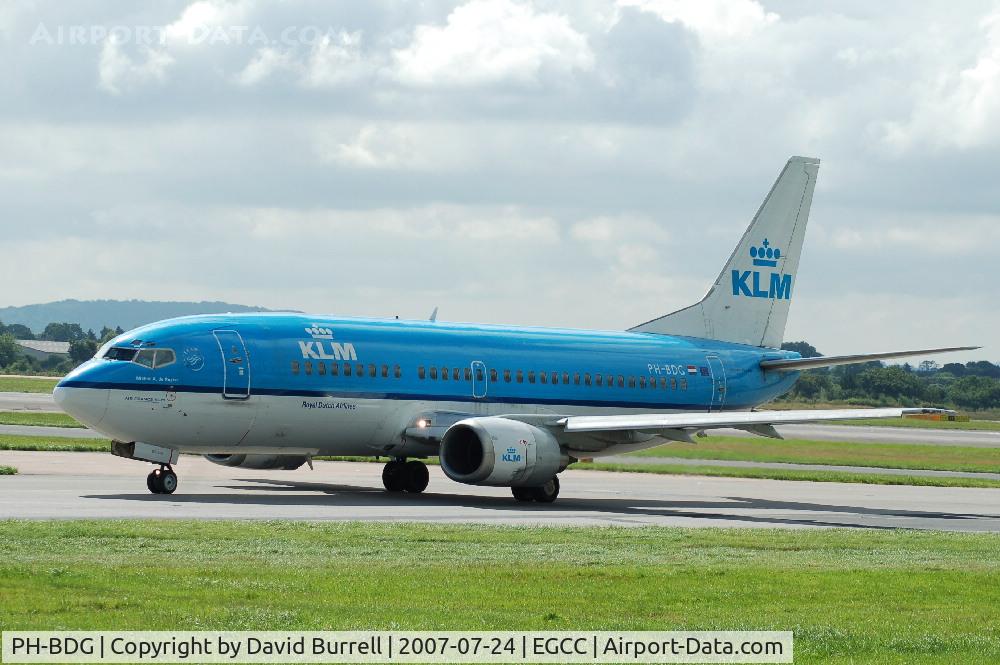 PH-BDG, 1986 Boeing 737-306 C/N 23542, KLM - Taxiing