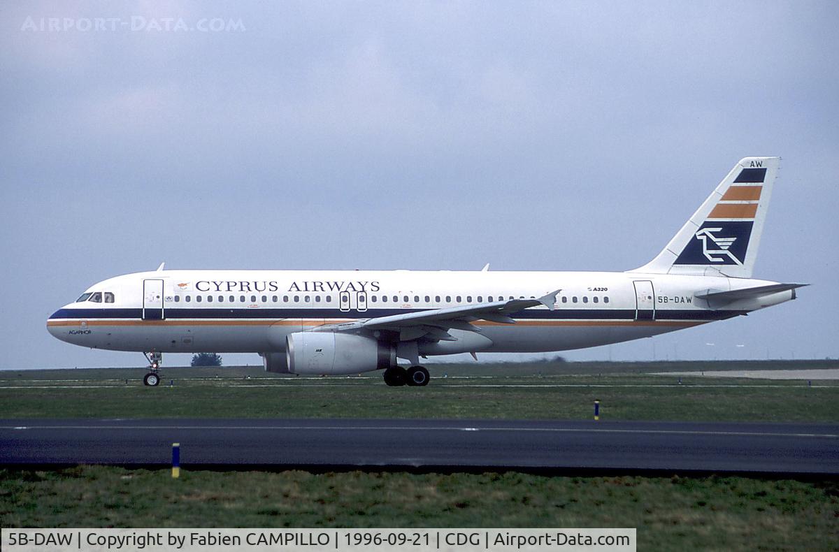 5B-DAW, 1989 Airbus A320-231 C/N 038, Cyprus Airways