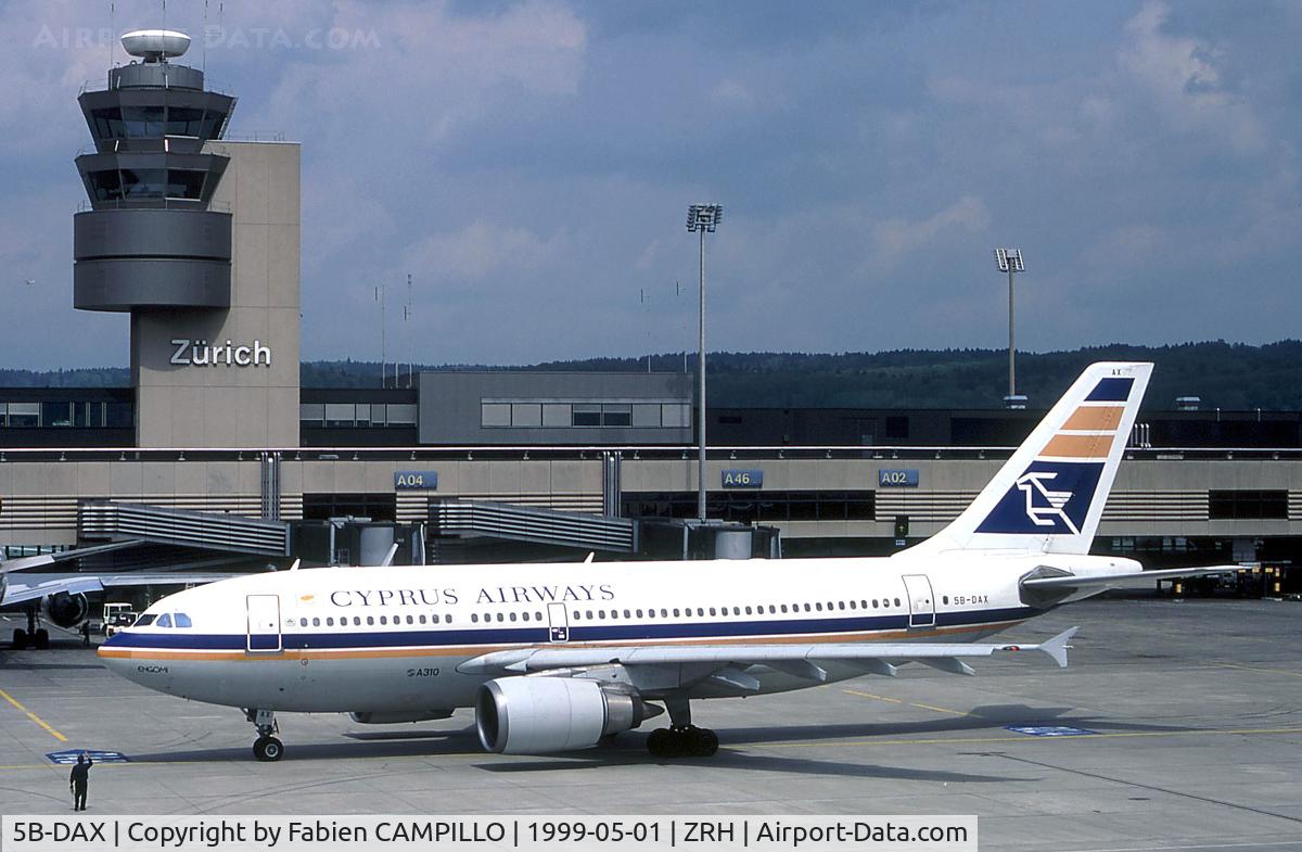 5B-DAX, 1988 Airbus A310-204 C/N 486, Cyprus Airways