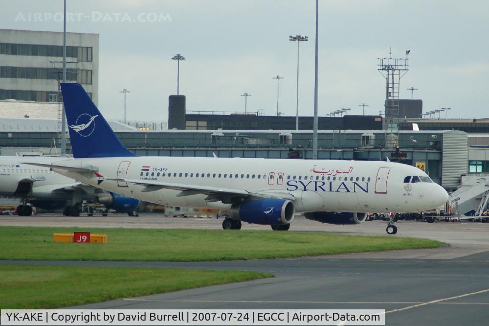 YK-AKE, 1999 Airbus A320-232 C/N 1085, Syrian - Taxiing