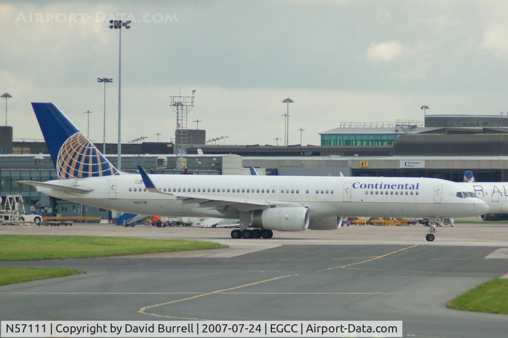 N57111, 1994 Boeing 757-224 C/N 27301, Continental - Taxiing