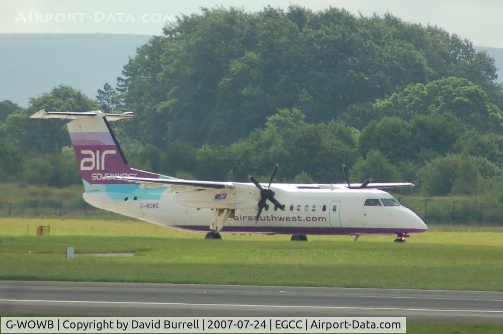 G-WOWB, 1992 De Havilland Canada DHC-8-311 Dash 8 C/N 334, Airsouthwest - Taxiing