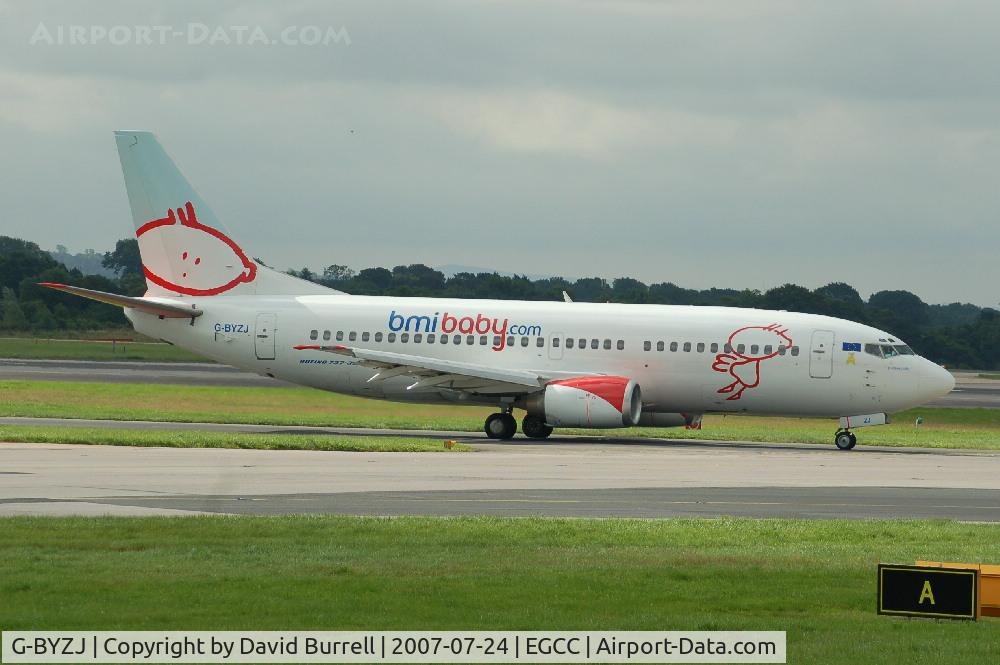 G-BYZJ, 1991 Boeing 737-3Q8 C/N 24962, BMI baby - Taxiing