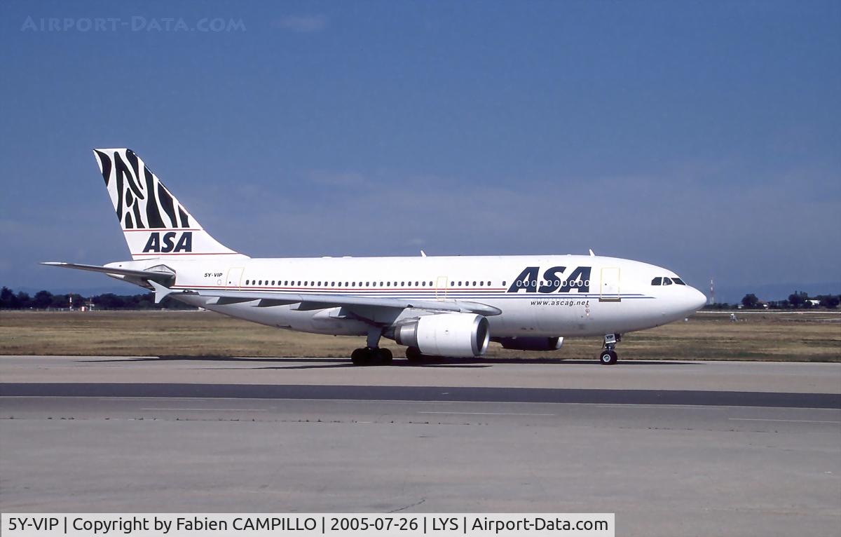 5Y-VIP, 1991 Airbus A310-308 C/N 620, ASA
