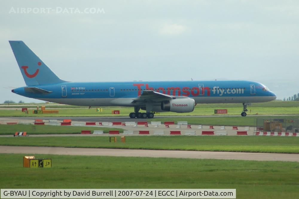 G-BYAU, 1994 Boeing 757-204 C/N 27220, Thomson - Taxiing