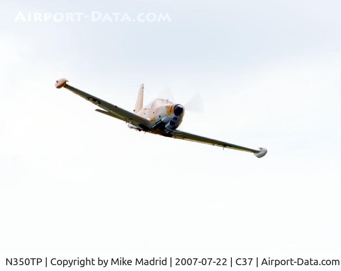 N350TP, 1983 SIAI-Marchetti SF-260TP C/N 011/62-004, Over head pass Brodhead 2007