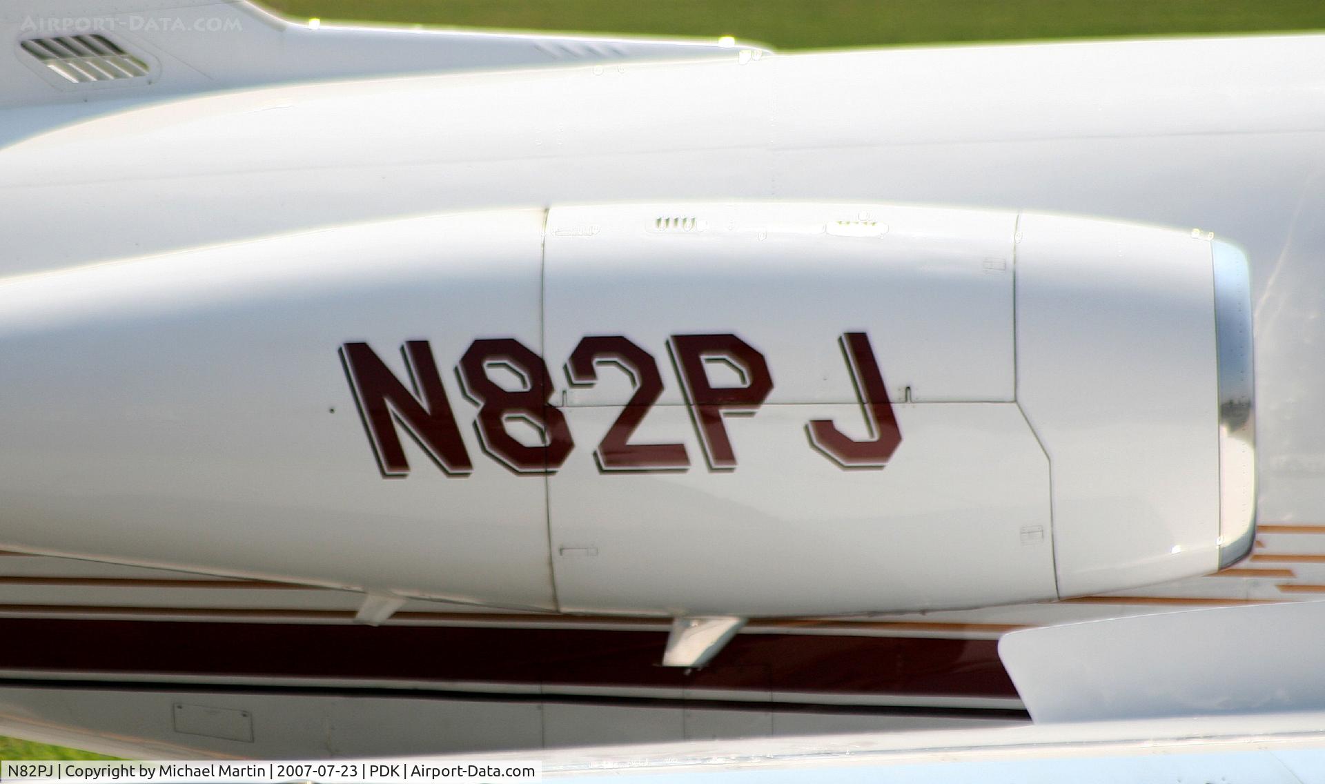 N82PJ, 1968 Dassault Falcon (Mystere) 20D C/N 177, Tail Numbers