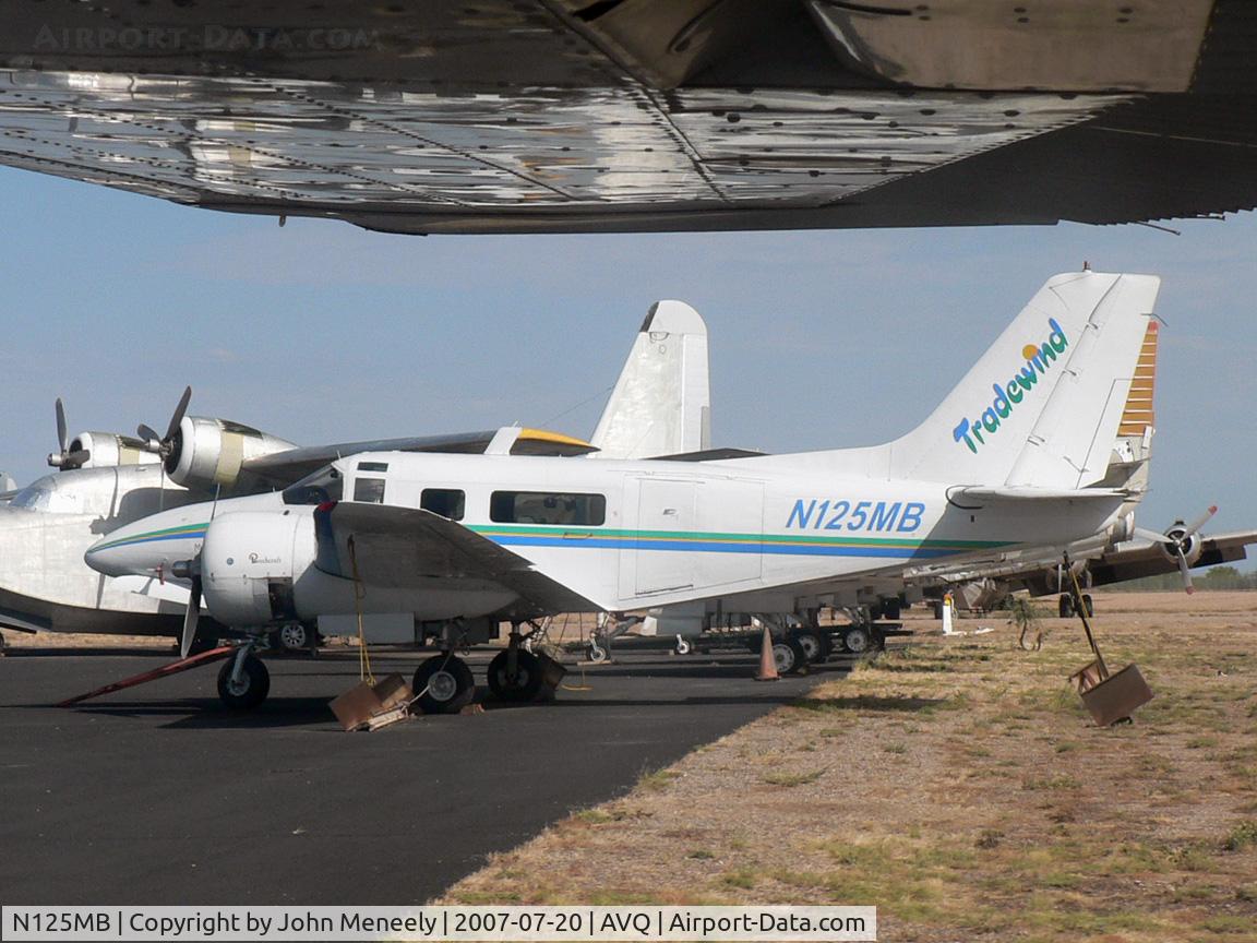N125MB, 1952 Beech C-45H Expeditor C/N AF-286, Tri-gear conversion