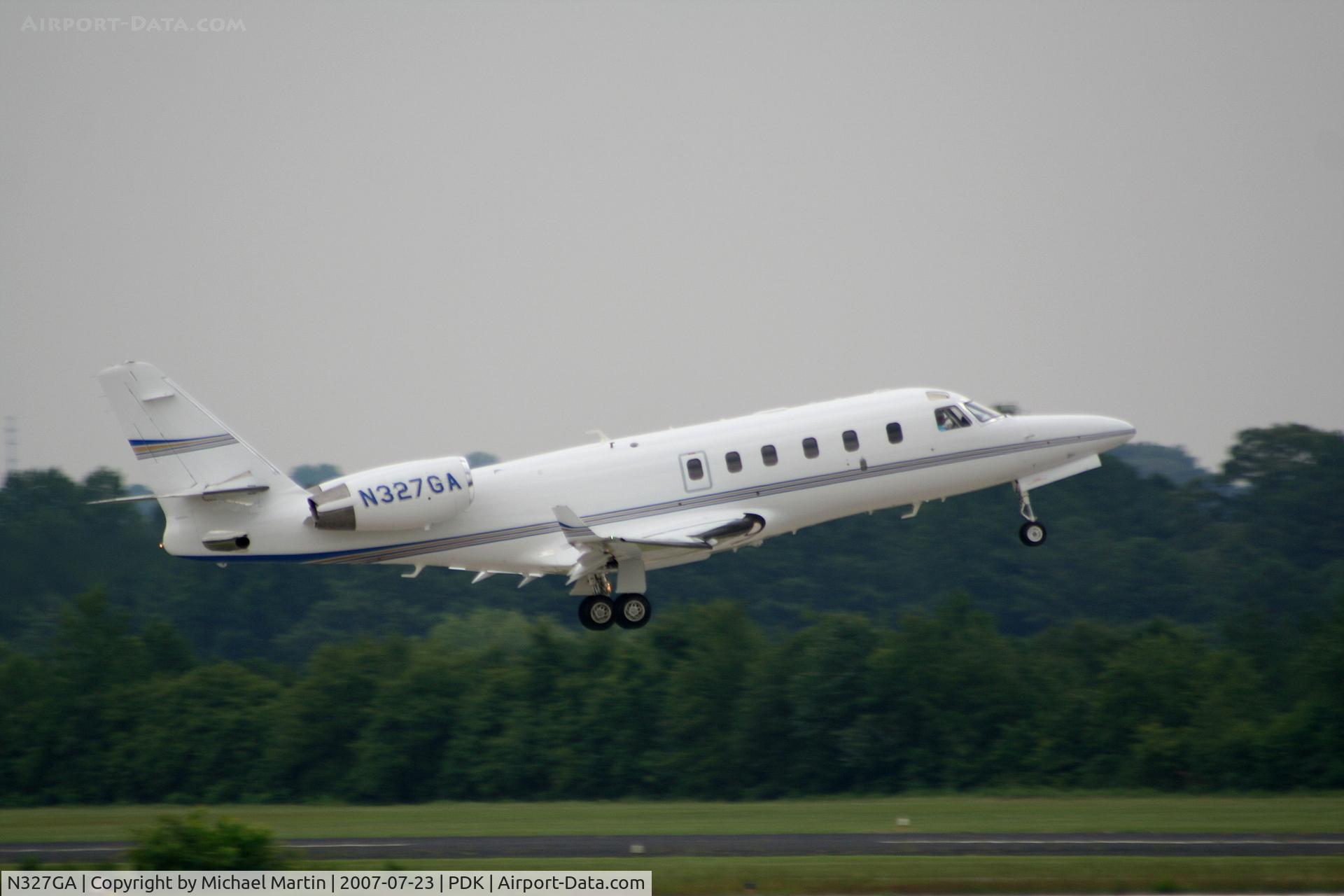 N327GA, 2005 Israel Aircraft Industries Gulfstream 100 C/N 157, Departing PDK enroute to parts unknown!