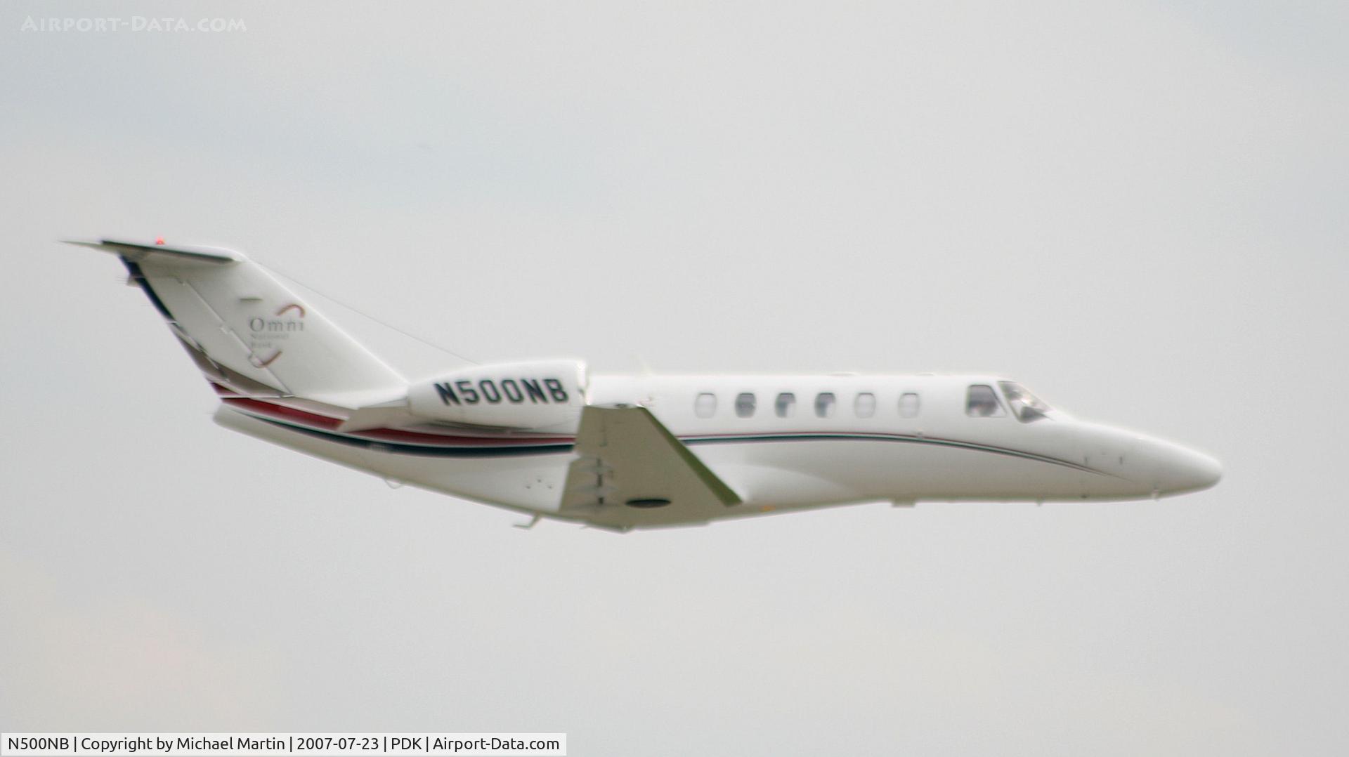 N500NB, 2007 Cessna 525A CitationJet CJ2+ C/N 525A0339, In Flight