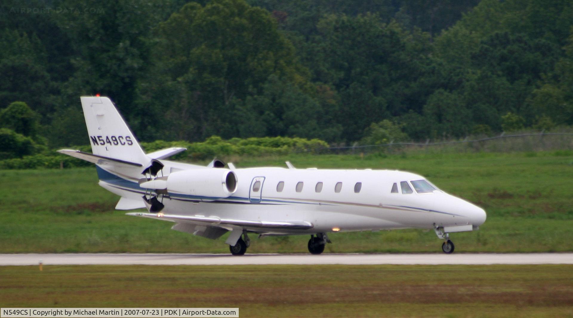 N549CS, 2005 Cessna 560XLS Citation Excel C/N 560-5546, Landing Runway 20L
