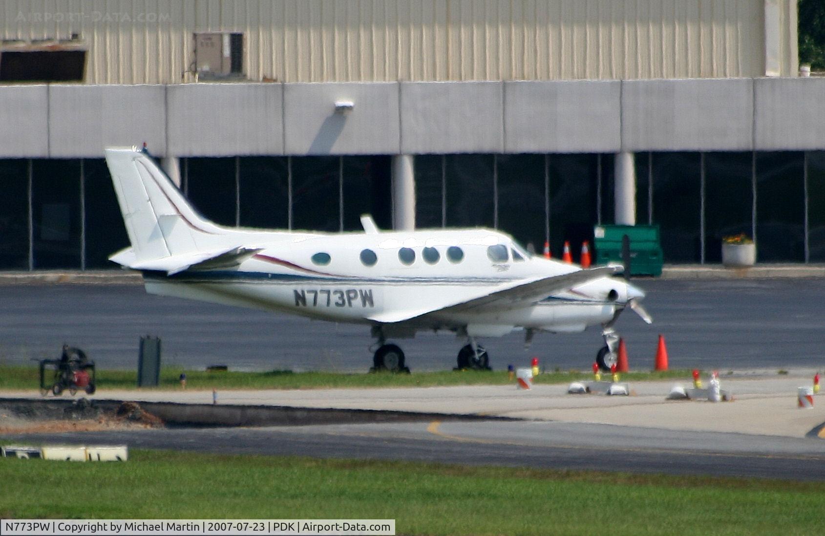 N773PW, 1979 Beech C90 King Air C/N LJ-864, Tied down @ Signature Flight Support