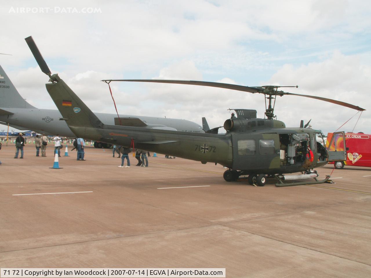 71 72, Bell (Dornier) UH-1D Iroquois (205) C/N 8232, UH-1D/LTG-63 German AF/RIAT Fairford