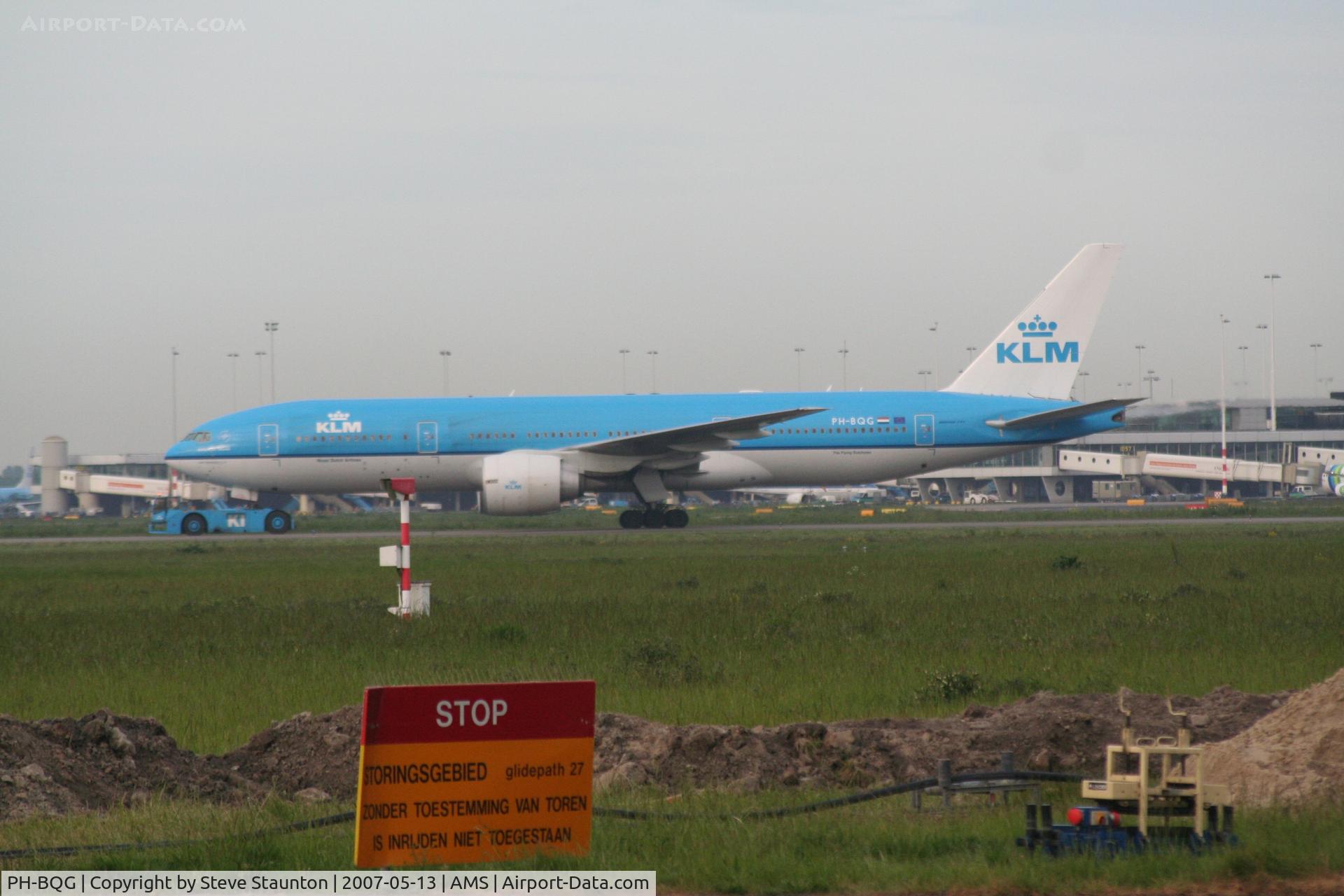 PH-BQG, 2004 Boeing 777-206/ER C/N 32704, Taken on a sunny morning @ Schipol
