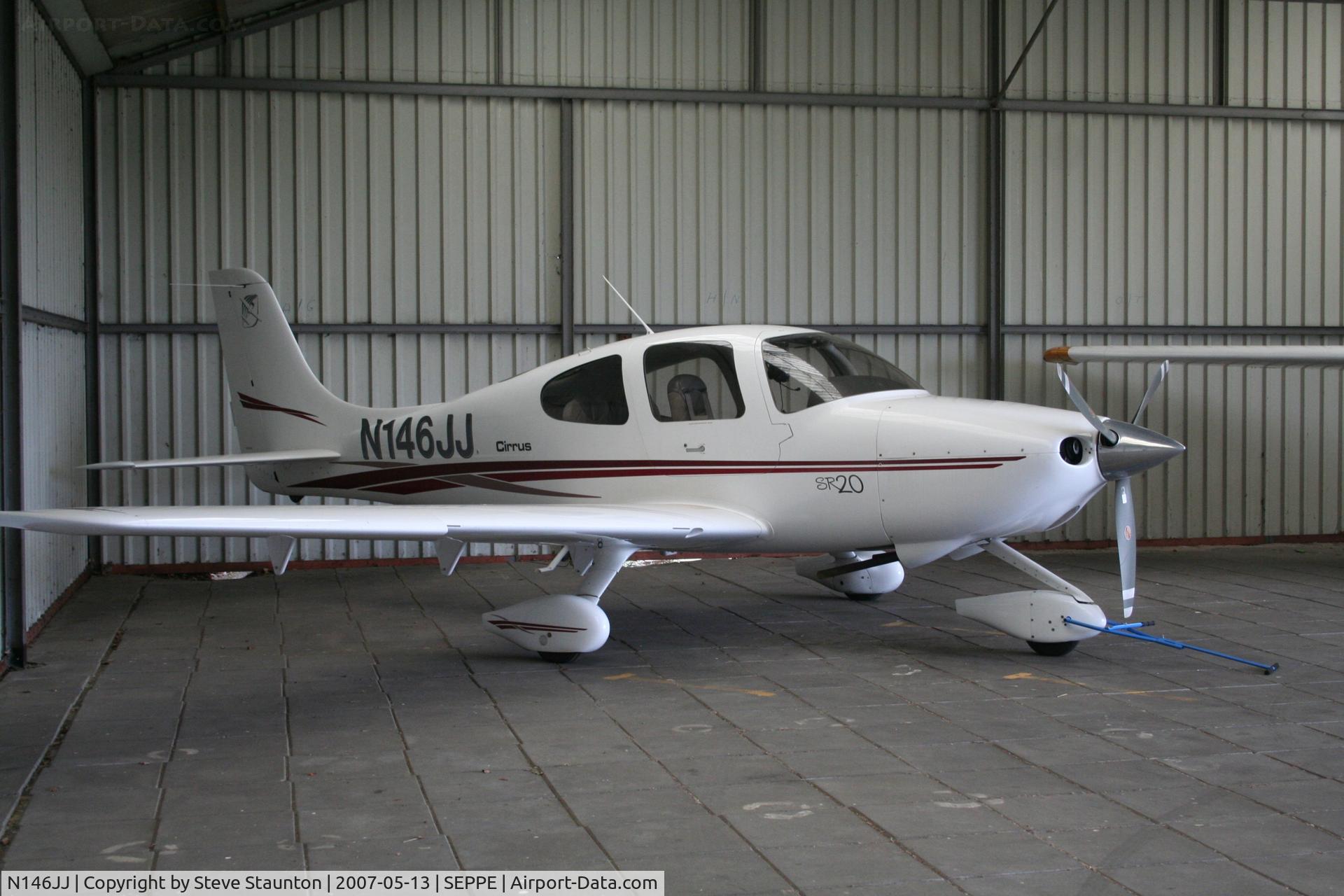 N146JJ, 2002 Cirrus SR20 C/N 1265, Taken on a Aeroprint tour @ Seppe