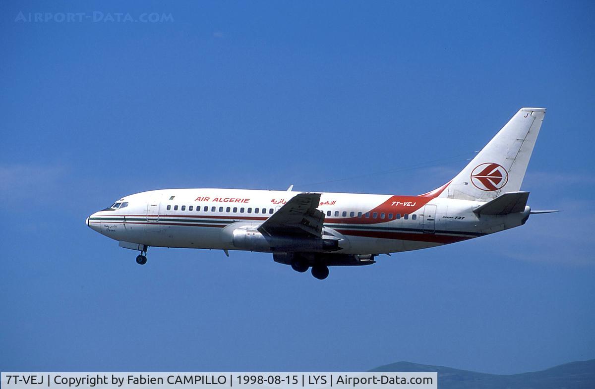 7T-VEJ, 1975 Boeing 737-2D6 C/N 21063-407, Air Algerie