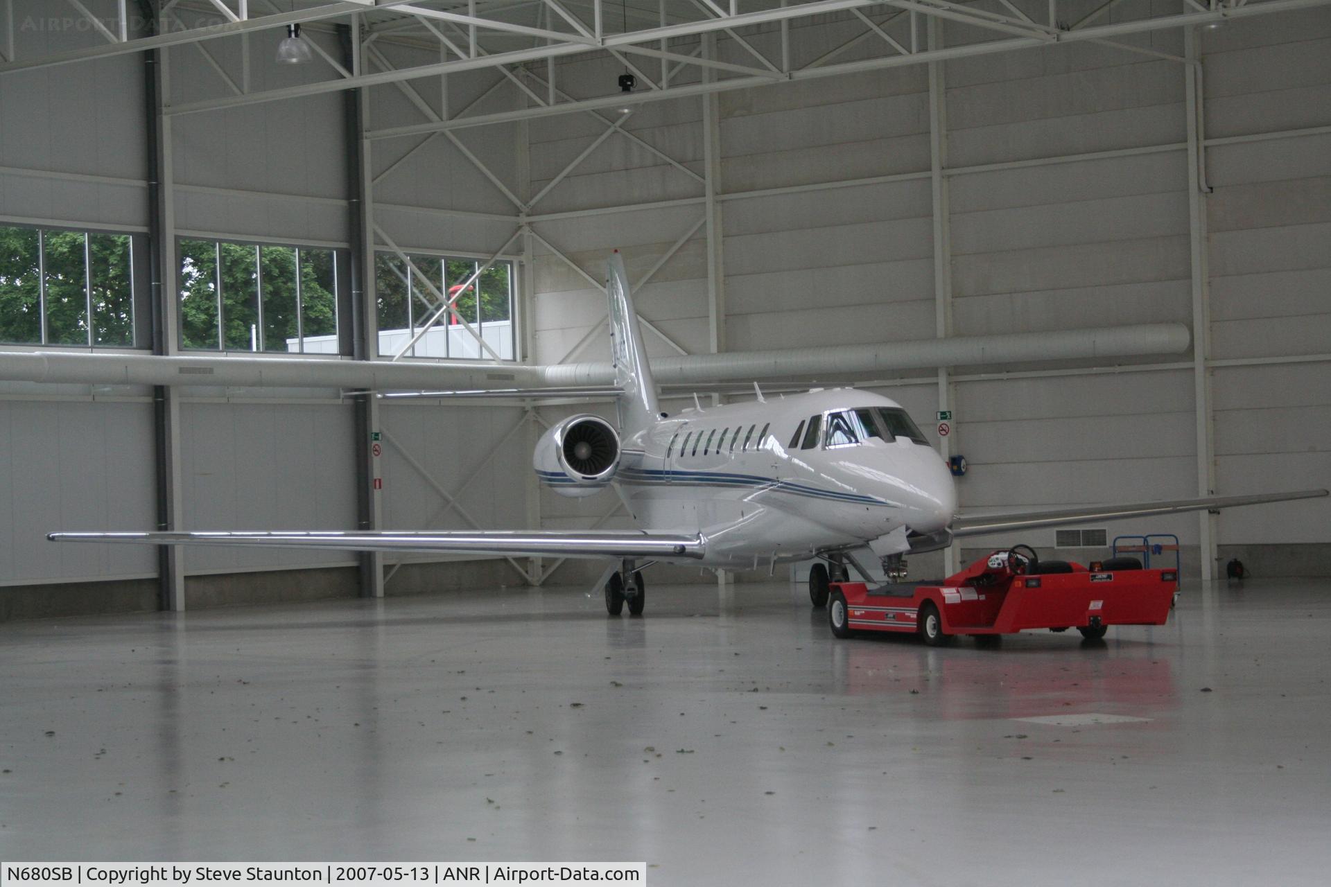 N680SB, 2005 Cessna 680 Citation Sovereign C/N 680-0039, Taken on a Aeroprint tour @ Antwerp