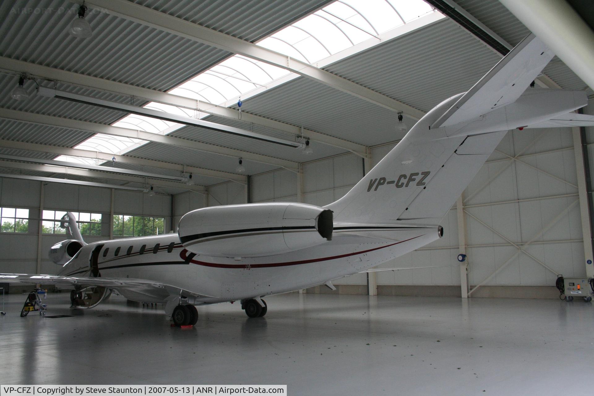 VP-CFZ, 2006 Cessna 750 Citation X Citation X C/N 750-0251, Taken on a Aeroprint tour @ Antwerp
