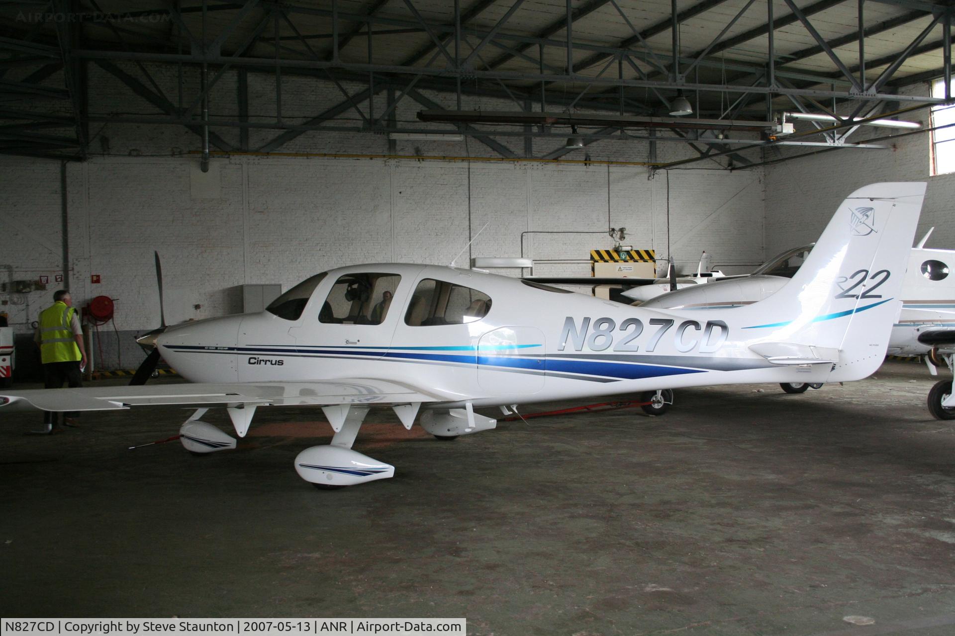 N827CD, 2002 Cirrus SR22 C/N 0169, Taken on an Aeroprint tour @ Antwerp