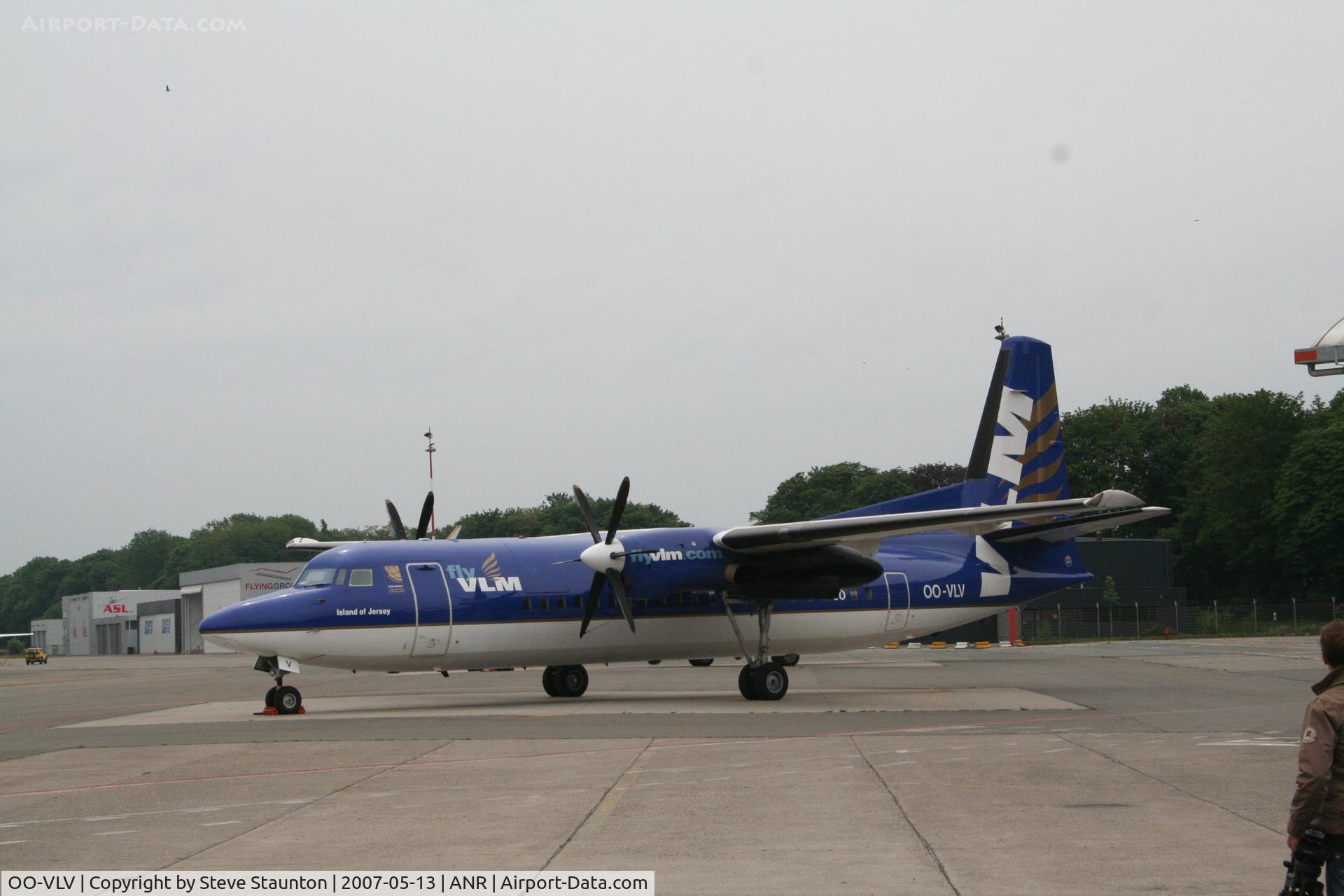 OO-VLV, 1989 Fokker 50 C/N 20160, Taken on an Aeroprint tour @ Antwerp