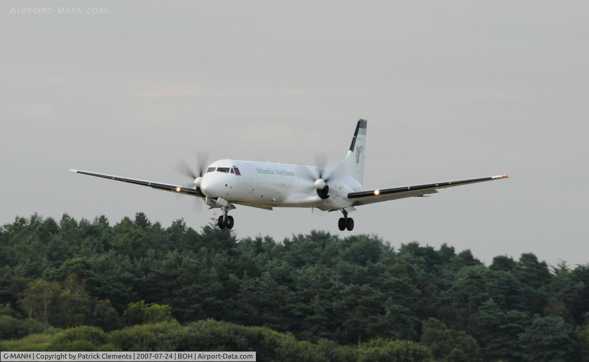 G-MANH, 1989 British Aerospace ATP C/N 2017, ATLANTIC AIRLINES LANDING 26 BOH