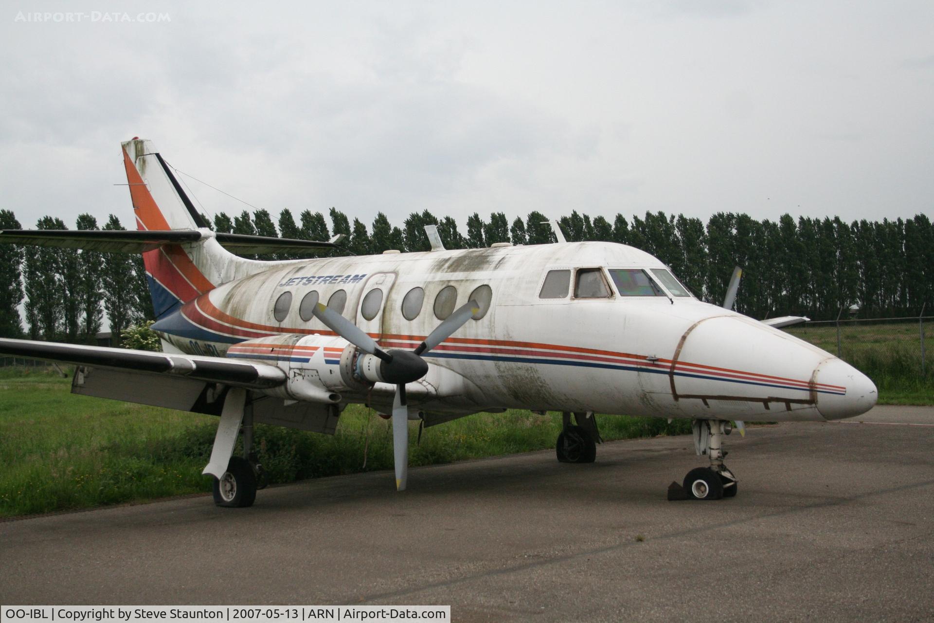 OO-IBL, 1970 Handley Page HP137 Jetstream 1 C/N 241, Taken on an Aeroprint tour @ Antwerp