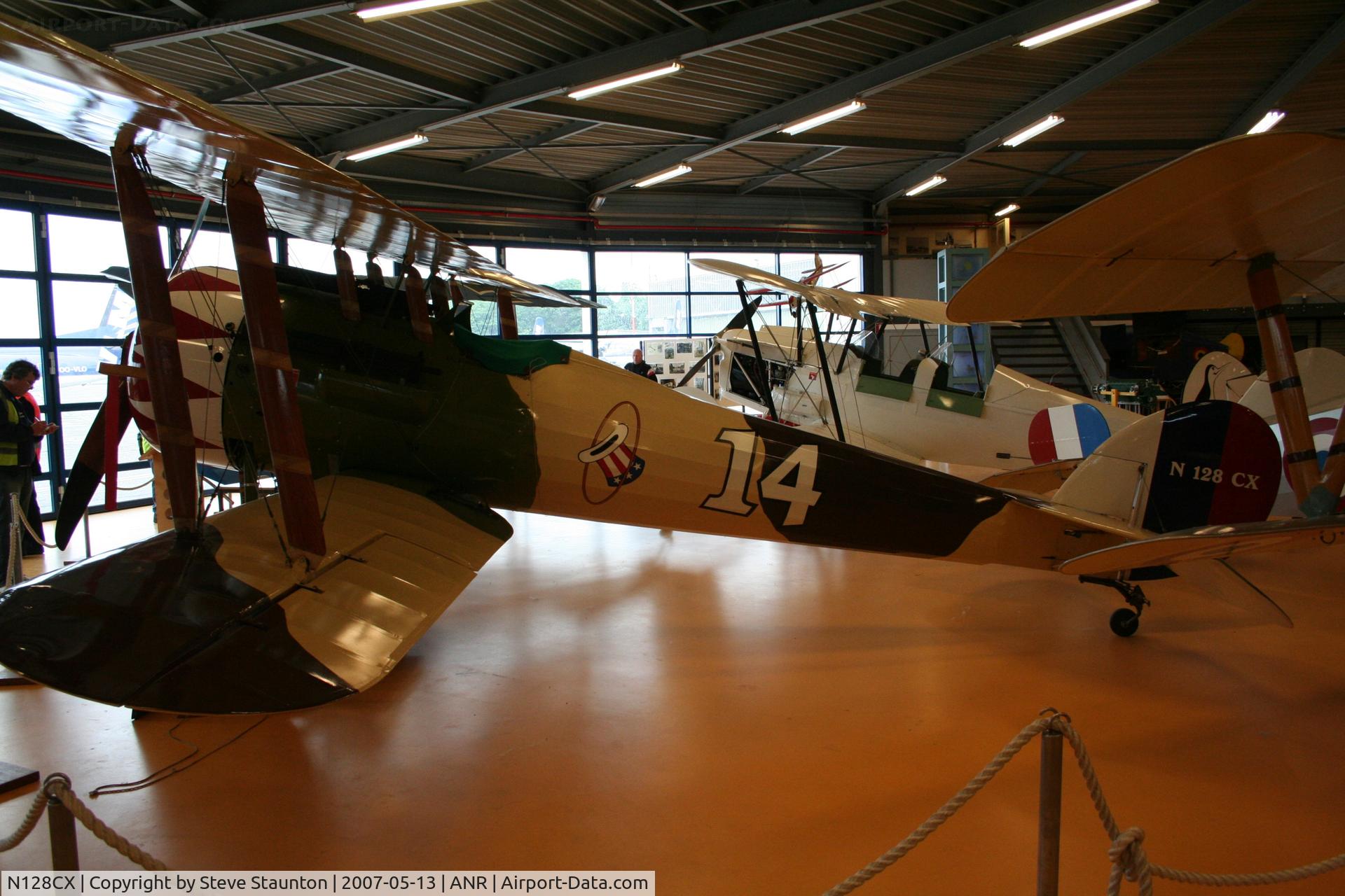 N128CX, Nieuport 28 C.1 Replica C/N 1192, Taken on an Aeroprint tour @ Antwerp