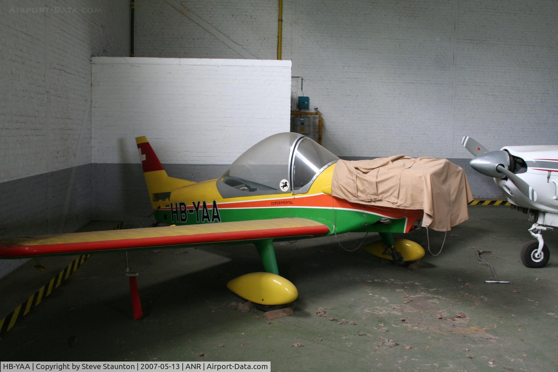 HB-YAA, 1975 Pagasus SW-01 C/N SW-01, Taken on an Aeroprint tour @ Antwerp