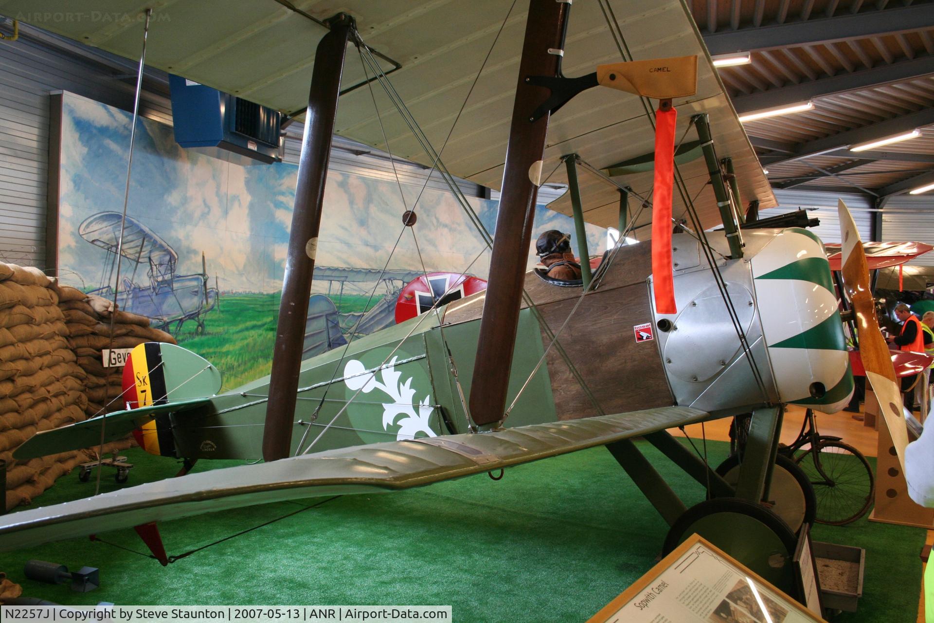 N2257J, Sopwith F.1 Camel Replica C/N CS006, Taken on an Aeroprint tour @ Antwerp