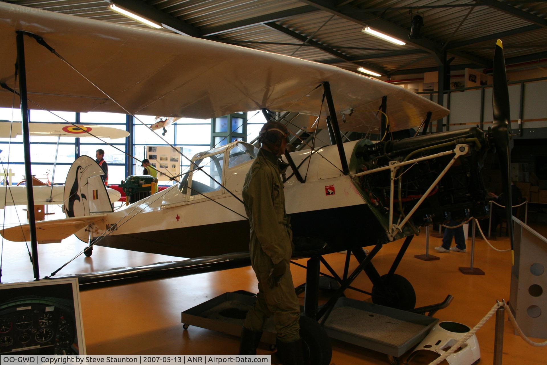 OO-GWD, Stampe-Vertongen SV-4B C/N 1160, Taken on an Aeroprint tour @ Antwerp