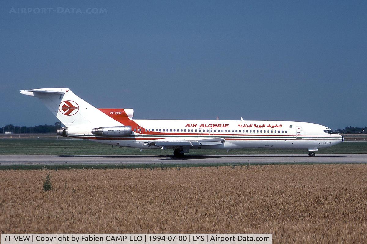 7T-VEW, 1981 Boeing 727-2D6 C/N 22375, Air Algerie